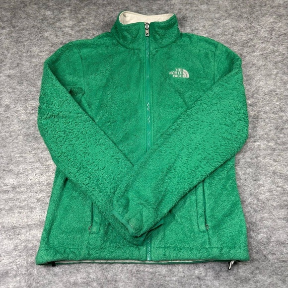 The North Face Jackets & Blazers - North Face Womens Small Green Fleece Jacket Full-Zip Zipper packets